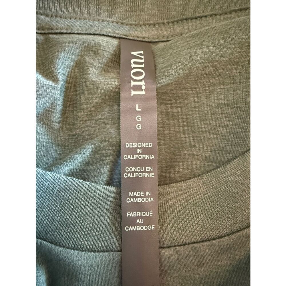 Vuori Daydream Lightweight Crewneck Sweatshirt in Agate Green Heather size L NEW - Picture 6 of 11